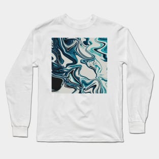 Liquid marble texture Long Sleeve T-Shirt